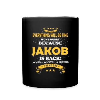 Tout ira bien Jakob est de retour - Mug uni - noir - Devant