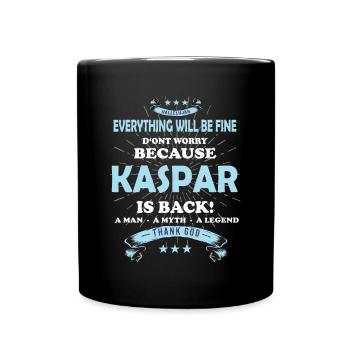 Tout ira bien Kaspar est de retour - Mug uni - noir - Devant