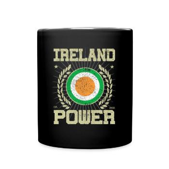 Cool Ireland Design - Full Colour Mug - black - Front