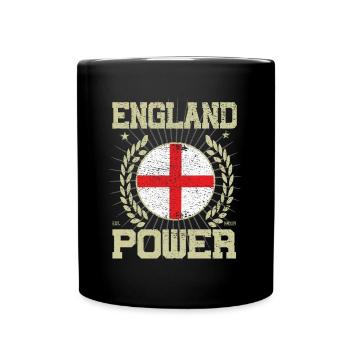 Cool England Design - Mug uni - noir - Devant