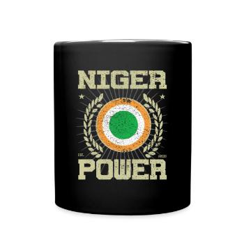Cool Niger Design - Full Colour Mug - black - Front