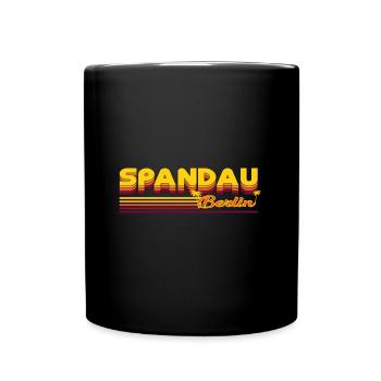 cooles Spandau Berliner Stadtteil Design - Tasse einfarbig - Schwarz - Vorne