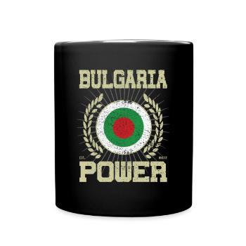 Cool Bulgarie, Design - Mug uni - noir - Devant
