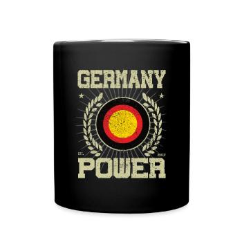 Allemagne cool, Design - Mug uni - noir - Devant
