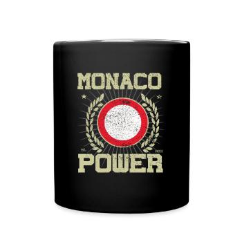 Cool Monaco, Design - Full Colour Mug - black - Front