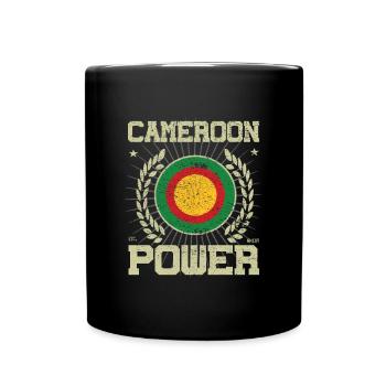 Cool Cameroun, Design - Mug uni - noir - Devant