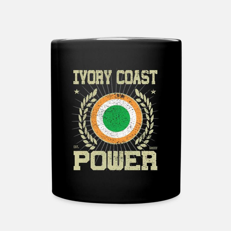 Cool Côte d’Ivoire, Design - Mug uni - noir