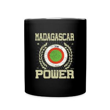 Cool Madagascar Design - Mug uni - noir - Devant