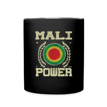 Cool Mali Design - Mug uni - noir - Devant