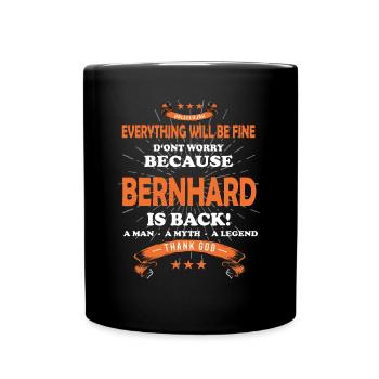 Tout ira bien Bernahrd est de retour - Mug uni - noir - Devant