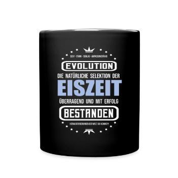 Eiszeit überragend und mit Erfolg bestanden. - Tasse einfarbig - Schwarz - Vorne