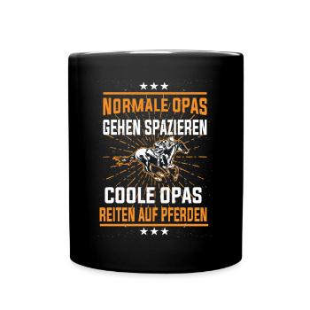 Equestrian Grandpa - Full Colour Mug - black - Front