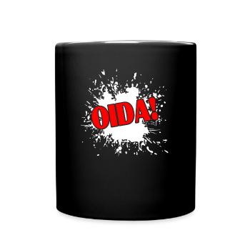 Oida - Tasse einfarbig - Schwarz - Vorne