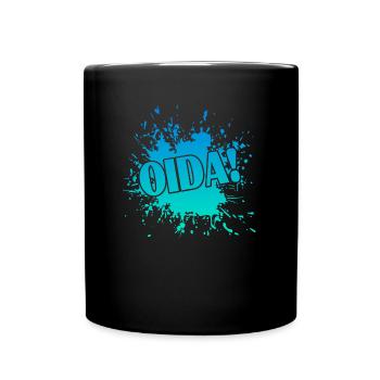 Oida! - Tasse einfarbig - Schwarz - Vorne