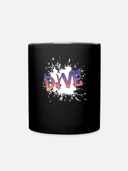 Scuba Diver - Tasse einfarbig - Schwarz