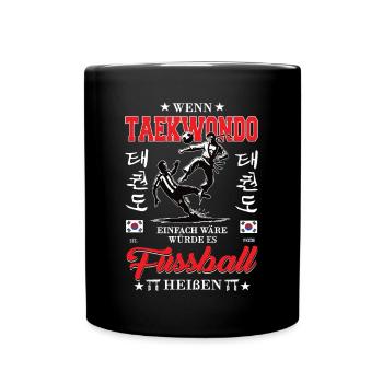 Si le karaté Taekwondo était facile - Mug uni - noir - Devant