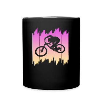 biken - Tasse einfarbig - Schwarz - Vorne