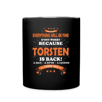 Tout ira bien Torsten est de retour - Mug uni - noir - Devant