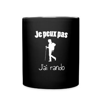 Humor Gift Idea for Female Hiker - Full Colour Mug - black - Front