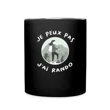 Humor Walker Hiking Women - Full Colour Mug - black - Front