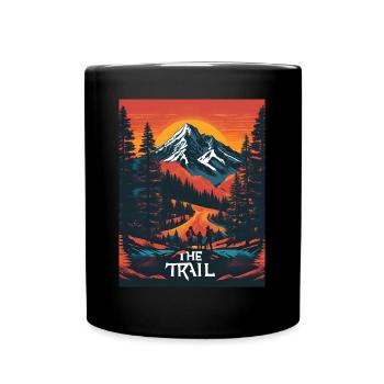 The Trail - Tasse einfarbig - Schwarz - Vorne