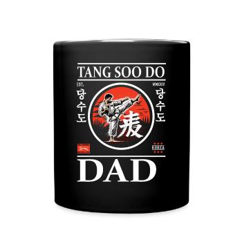Tang-so-Do Dad Design avec Karateka - Mug uni - noir - Devant