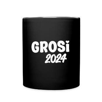 Grosi 2024 Hallo Oma Schweiz Schweizer Oma - Tasse einfarbig - Schwarz - Vorne