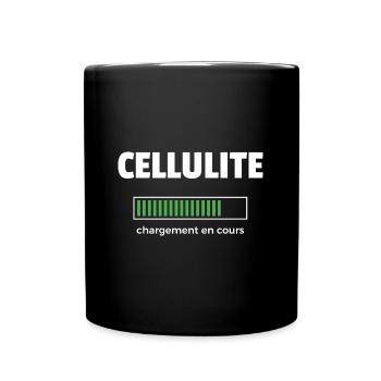 cellulite chargement en cours - Mug uni - noir - Devant
