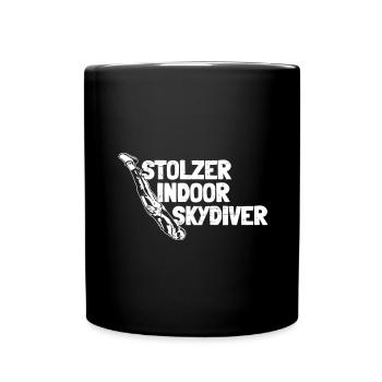 Indoor Skydiving - Full Colour Mug - black - Front