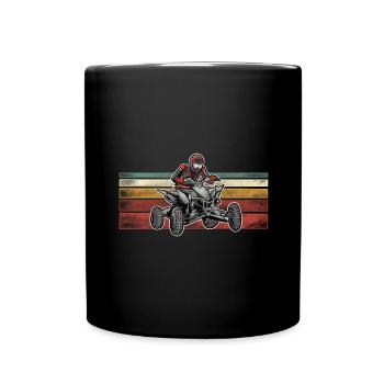 Quad VTT Tout-terrain Quad Riders - Mug uni - noir - Devant