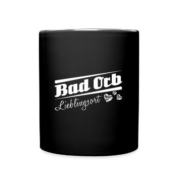 Bad Orb - Lieblingsort mit Stadtnamen - Tasse einfarbig - Schwarz - Vorne