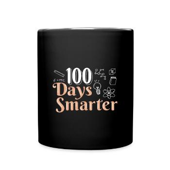 100 Days Of School - Full Colour Mug - black - Front