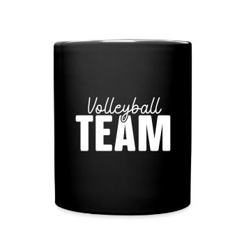 Volleyball Team - Full Colour Mug - black - Front