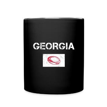 Rugby - Tasse einfarbig - Schwarz - Vorne