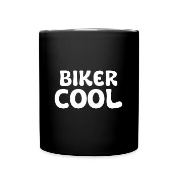 biker cool - Mug uni - noir - Devant