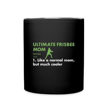 Sport Maman Définition Ultimate Frisbee - Mug uni - noir - Devant
