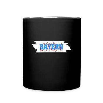 Bayern Oida - Tasse einfarbig - Schwarz - Vorne