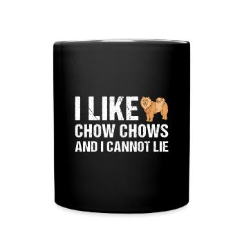 J’aime Chow Chow et je ne peux pas mentir - Mug uni - noir - Devant