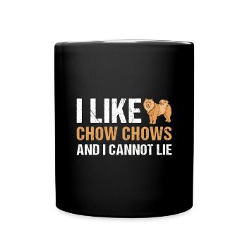J’aime Chow Chow et je ne peux pas mentir - Mug uni - noir - Devant