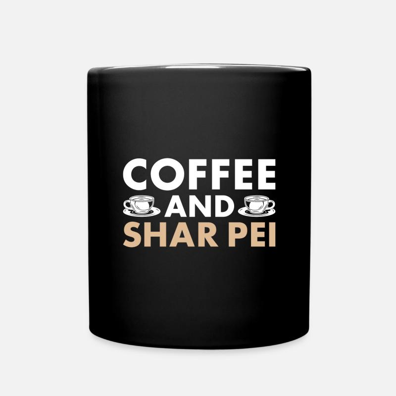 Café Et Shar Pei - Mug uni - noir