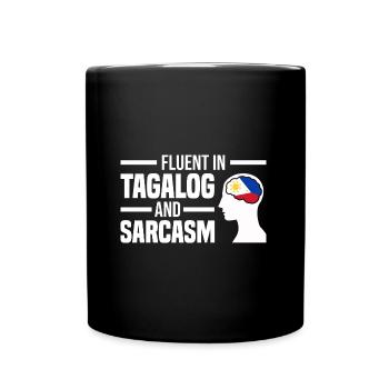 Philippinen Flagge | Filipino Land Asien Geschenke - Tasse einfarbig - Schwarz - Vorne