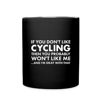 Sport Si vous n’aimez pas le cyclisme - Mug uni - noir - Devant