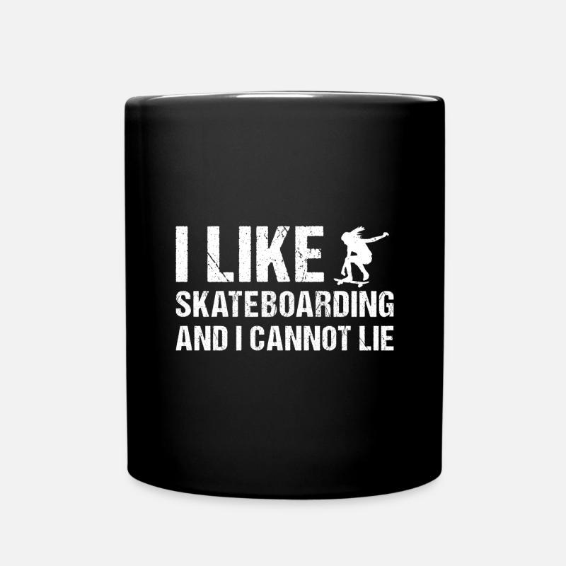 Sport I Like Skateboarding - Tasse einfarbig - Schwarz