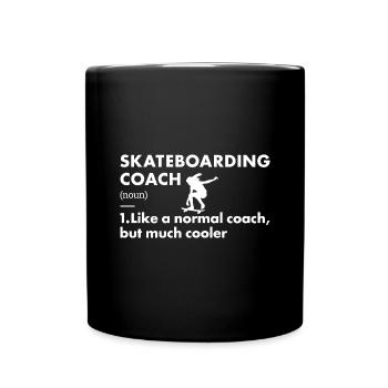 Coach sportif Skateboard - Mug uni - noir - Devant