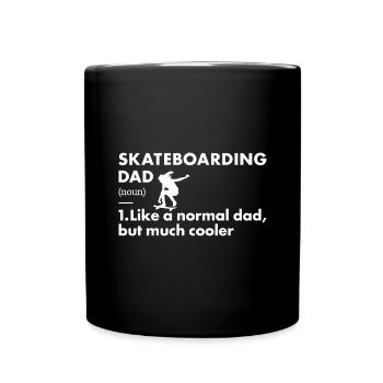 Sport Papa Skateboard - Mug uni - noir - Devant