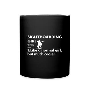 Sport Girl Skateboard - Mug uni - noir - Devant
