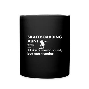 Sport Aunt Skateboard - Mug uni - noir - Devant