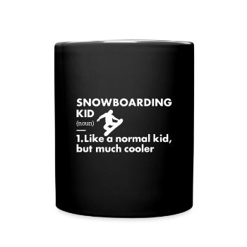 Sport Kid Snowboard - Mug uni - noir - Devant