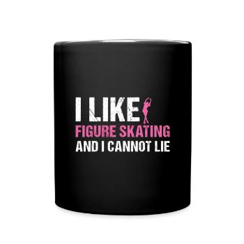 Sport I Like Figure Skating - Full Colour Mug - black - Front
