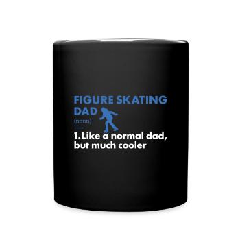 Sport Dad Figure Skating - Full Colour Mug - black - Front
